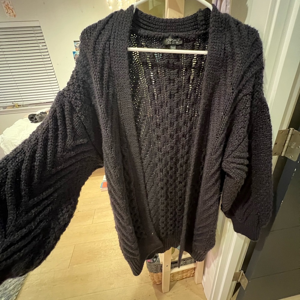 Top Shop Long Woolen Cardigan